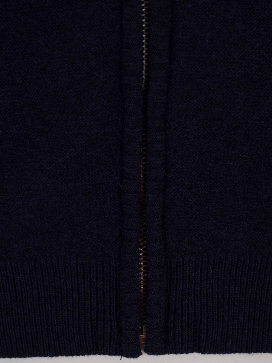 Huber Strickjacke Greti, marineblau, Reißverschluss #4