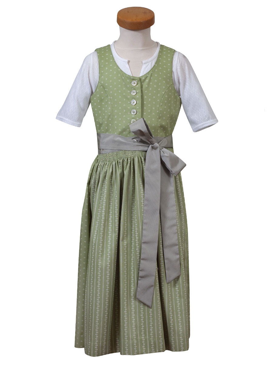 Hammerschmid Bergsee Kinder-Dirndl, hellgrün, mit Bluse #1
