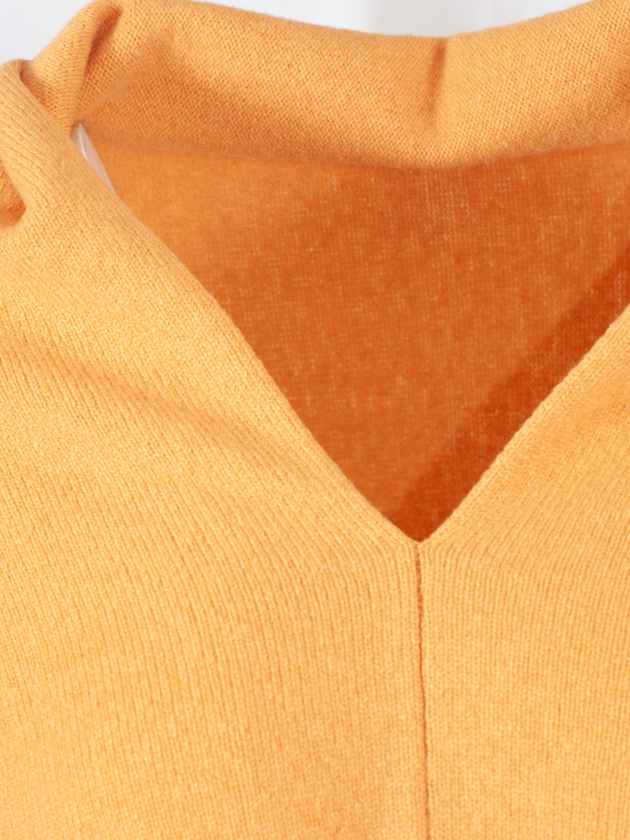 Astrifa Woll-Poncho Teufenbach, goldgelb #2