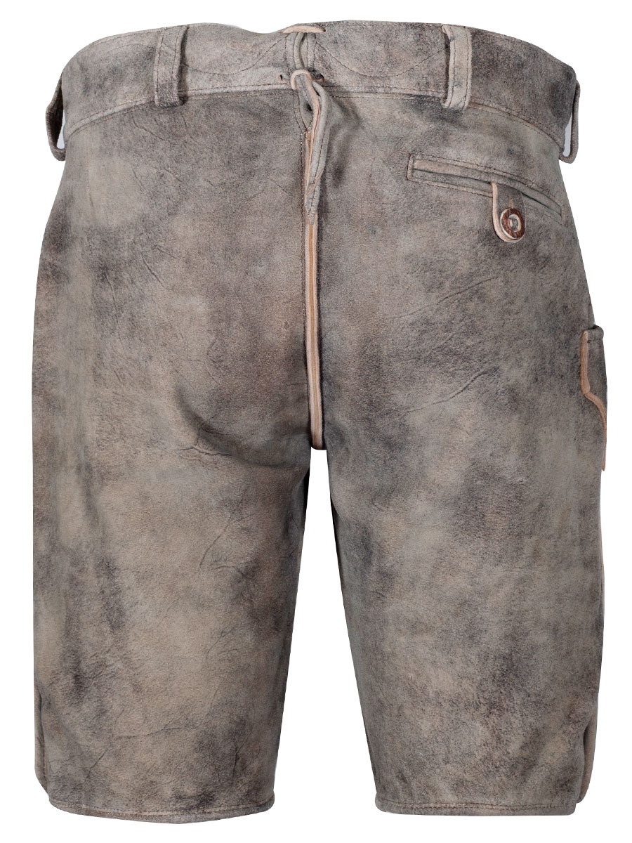 Kurze Lederhose Hocheck, altjuchten, dunkler Stick, Widlbock #3