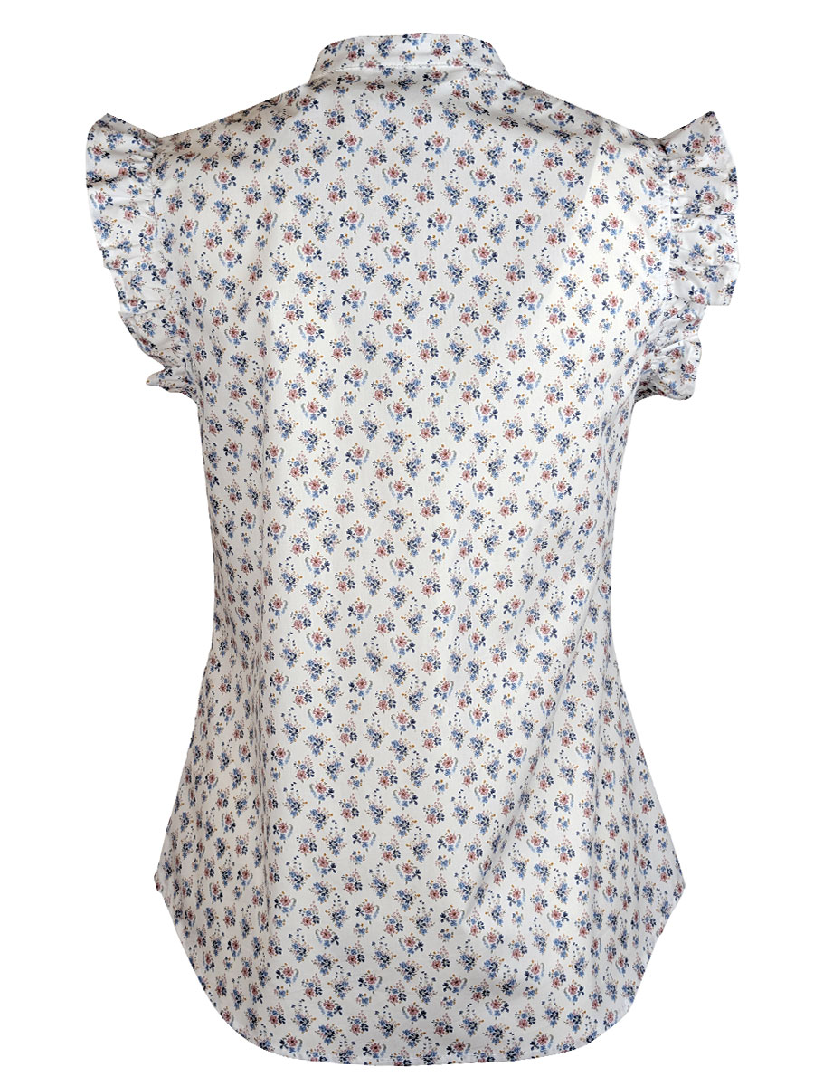 Berwin & Wolff Bluse, buntes Blumenmuster, Flügelarm #4