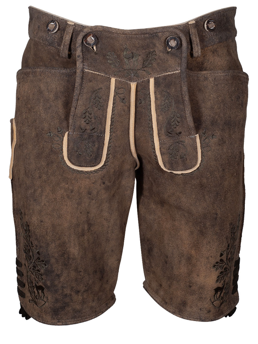 Weinbauer Kurze Lederhose Franz, Rothirsch, stein antik, oliver Stick #1