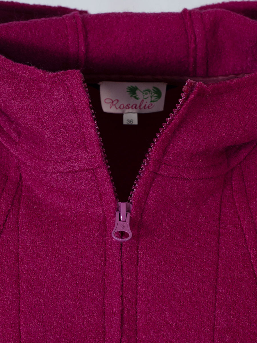 hausg'macht  Regina Walkjacke, Kapuze, beere, Reißverschluss #4