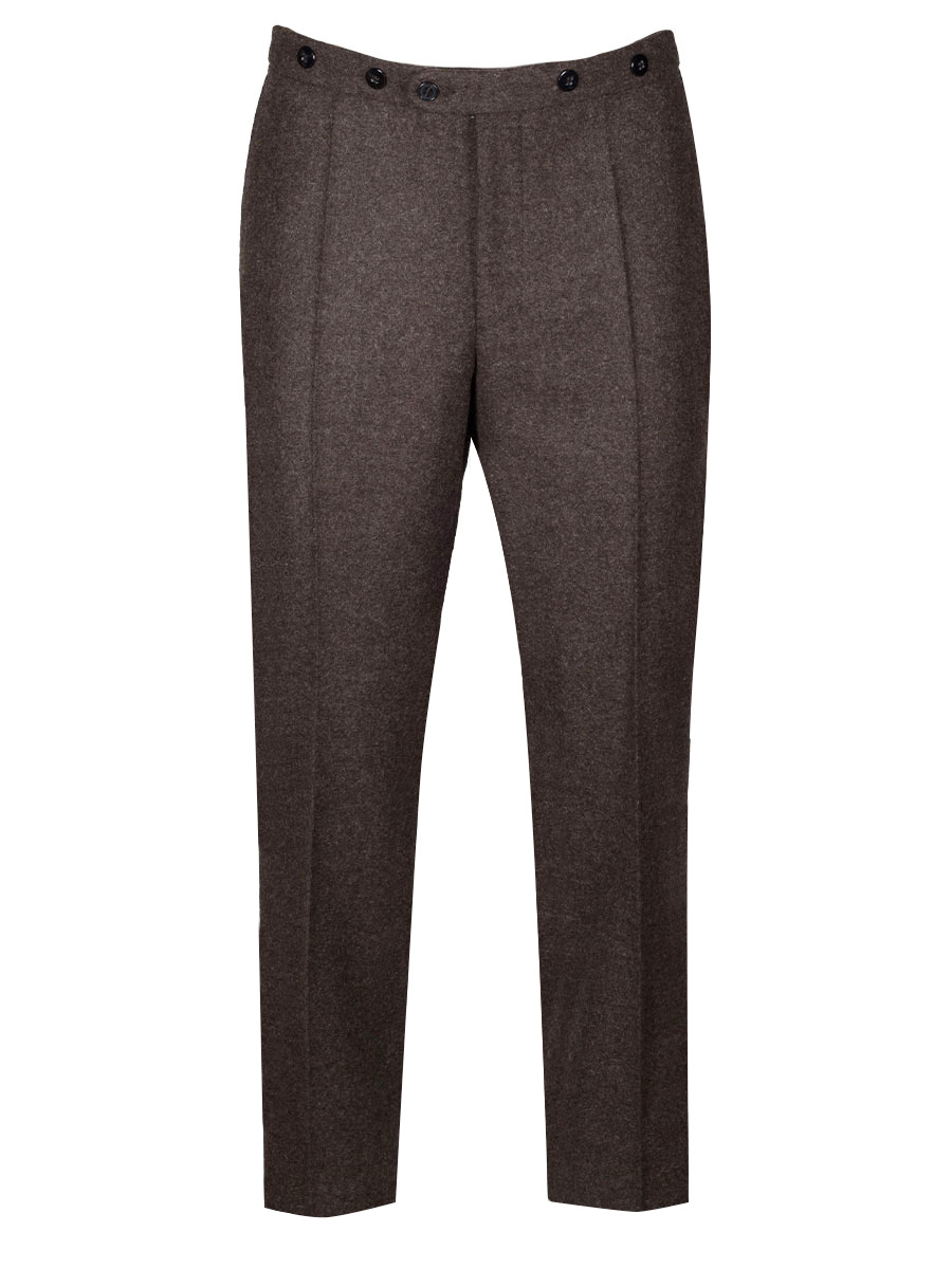 Kultkluft Lodenhose Loisl, braun, Stichelhaar #1