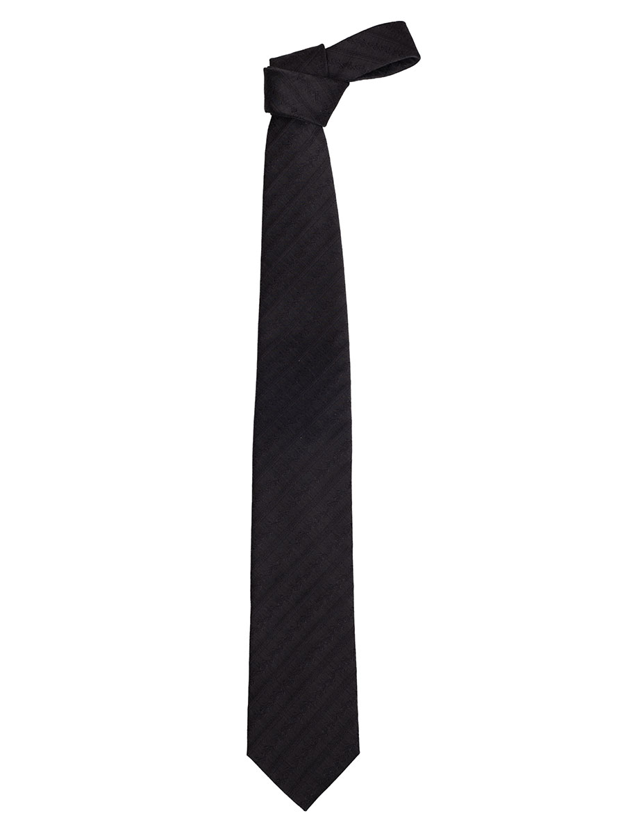 Steiner Luise Krawatte K523, anthrazit, Efeuranken #1