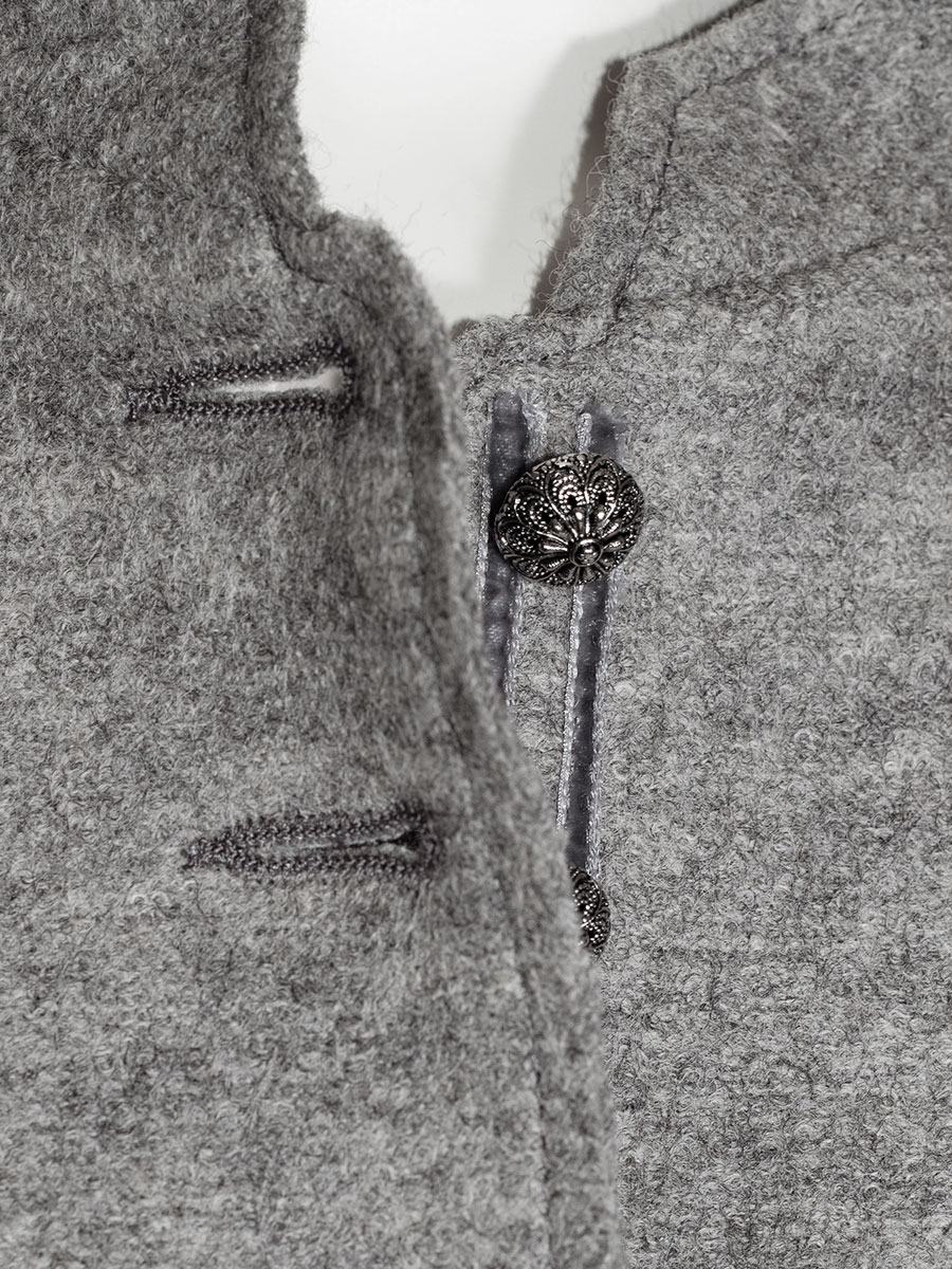 Anno Domini Design Walkjacke Alina, steingrau, Schoßerl #4