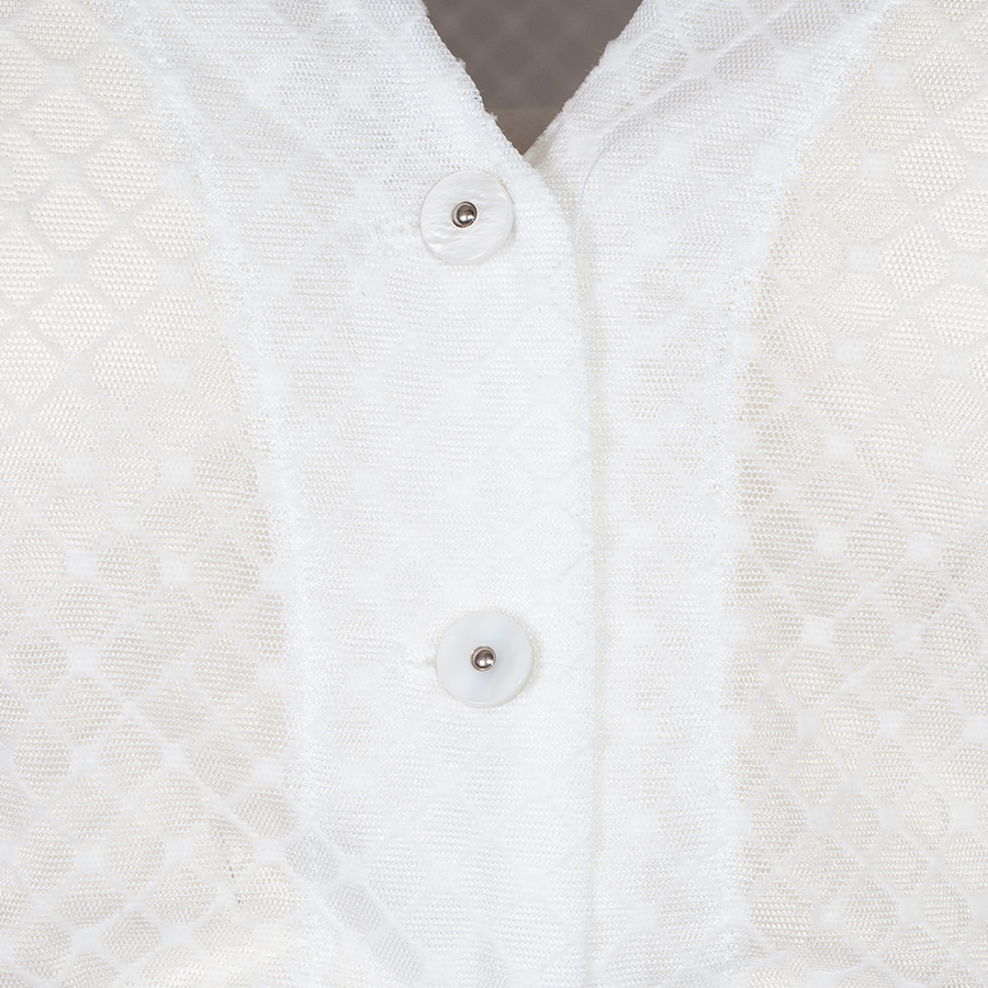 Waldorff Dirndlbluse Amira, weiß, Langarm, elegant #4