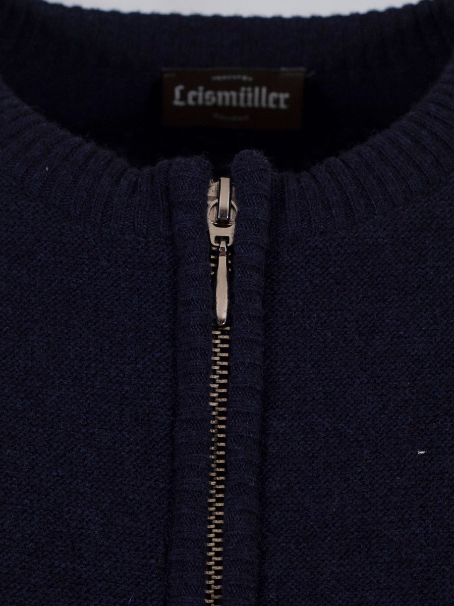 Huber Strickjacke Greti, marineblau, Reißverschluss #5