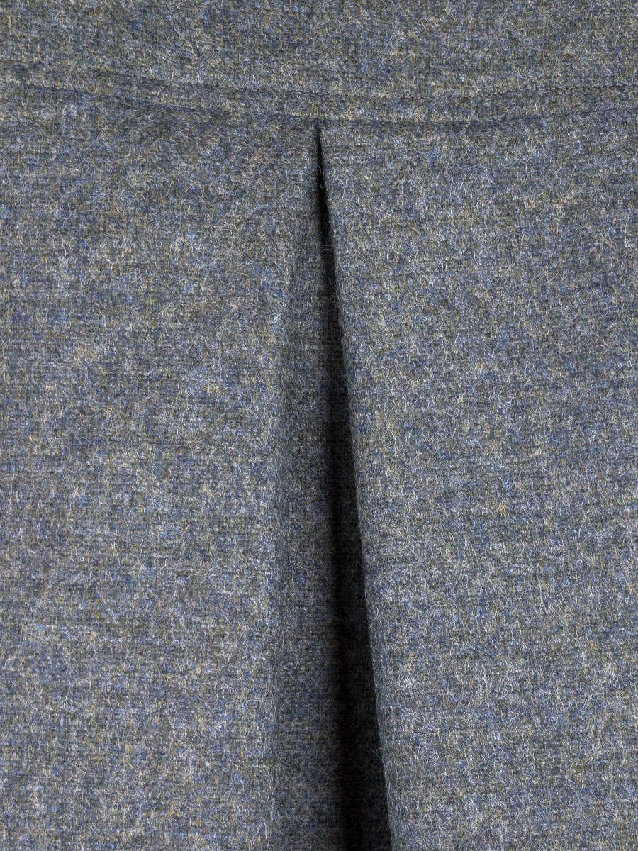 Huber Walkjacke Nikka, blaugrau, große Knöpfe #4