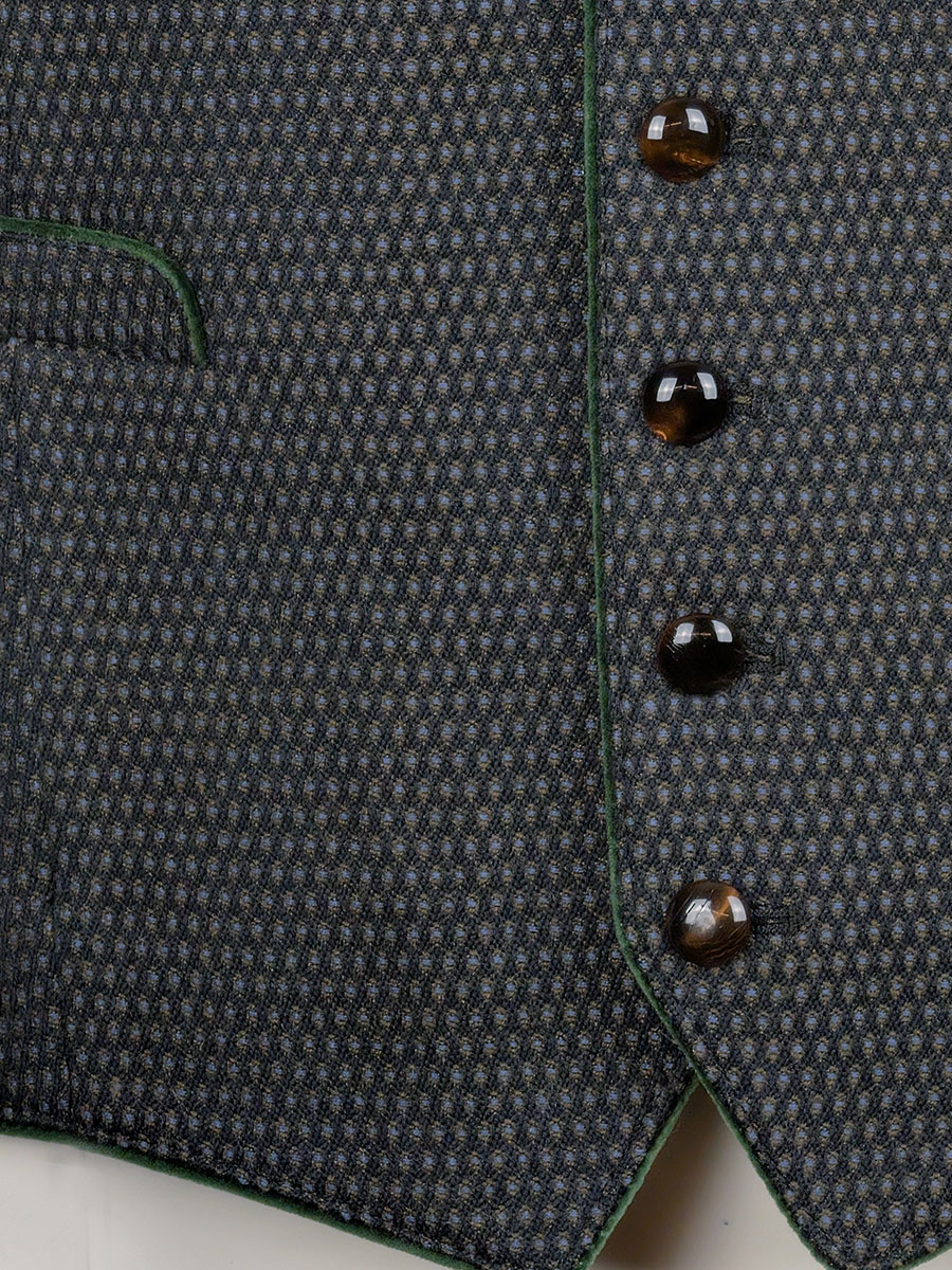 Gottseidank Herrenweste Ignaz, portobello, mit Kettchen #3