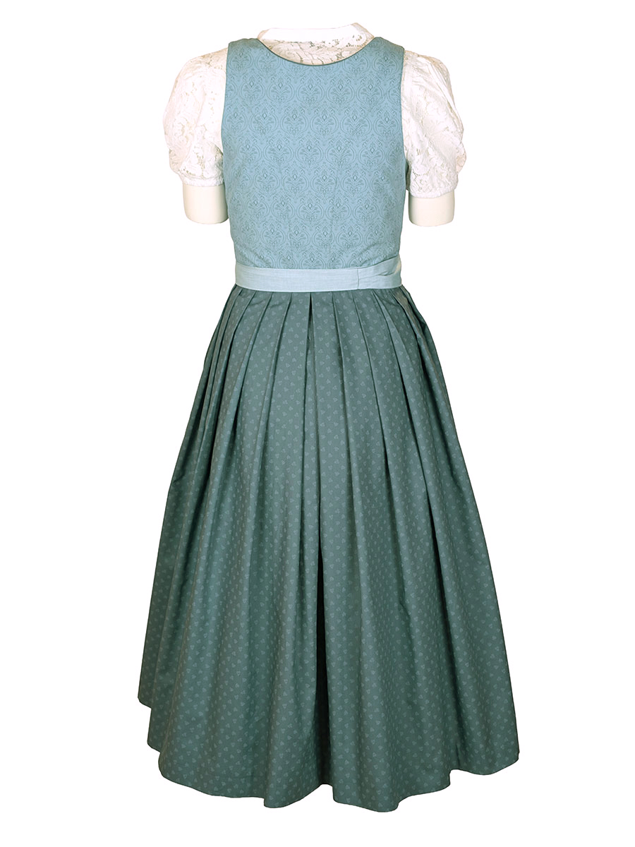 Hammerschmid Dirndl Koflersee, grün gemustert, 80lg #3