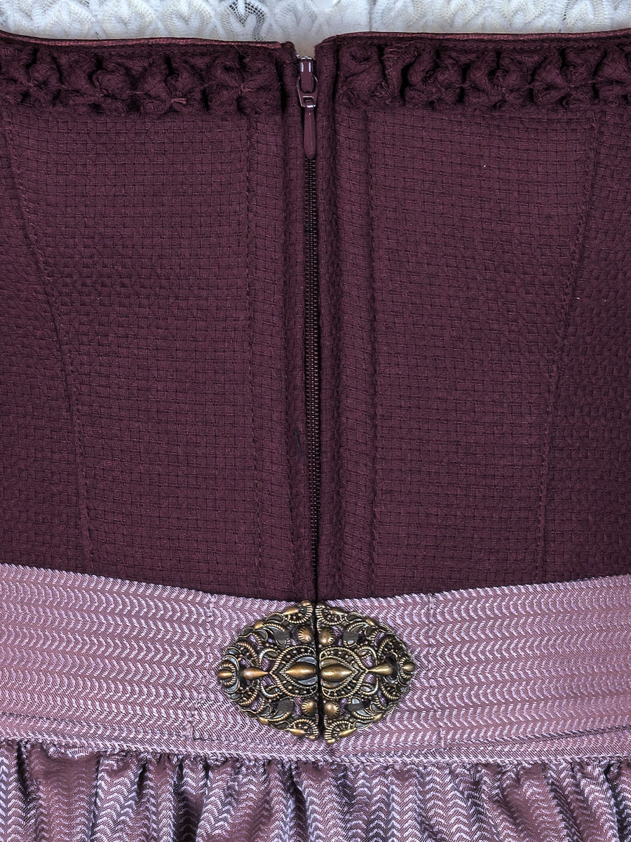 MarJo Dirndl Büchenbach, bordeaux, festlich, 70lg #2