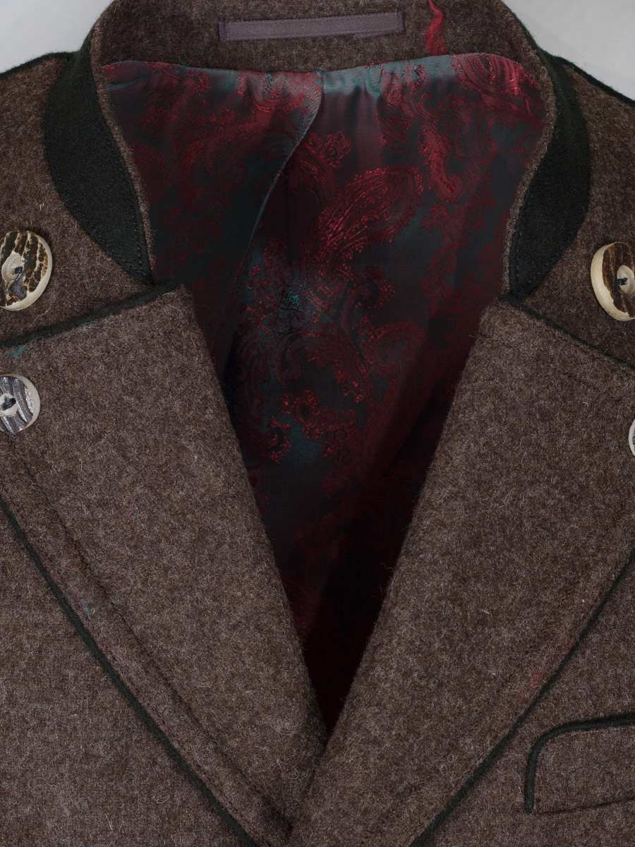 Kultkluft Reversjoppe Kreuzeck mit Strickarm, braun #6