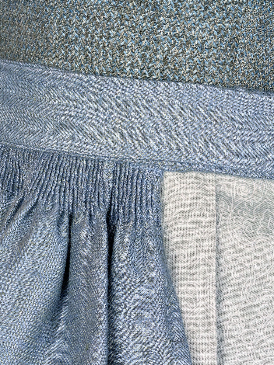 Hammerschmid Dirndl Plattensee, grün-petrol, mit Schließe, 80lg #4