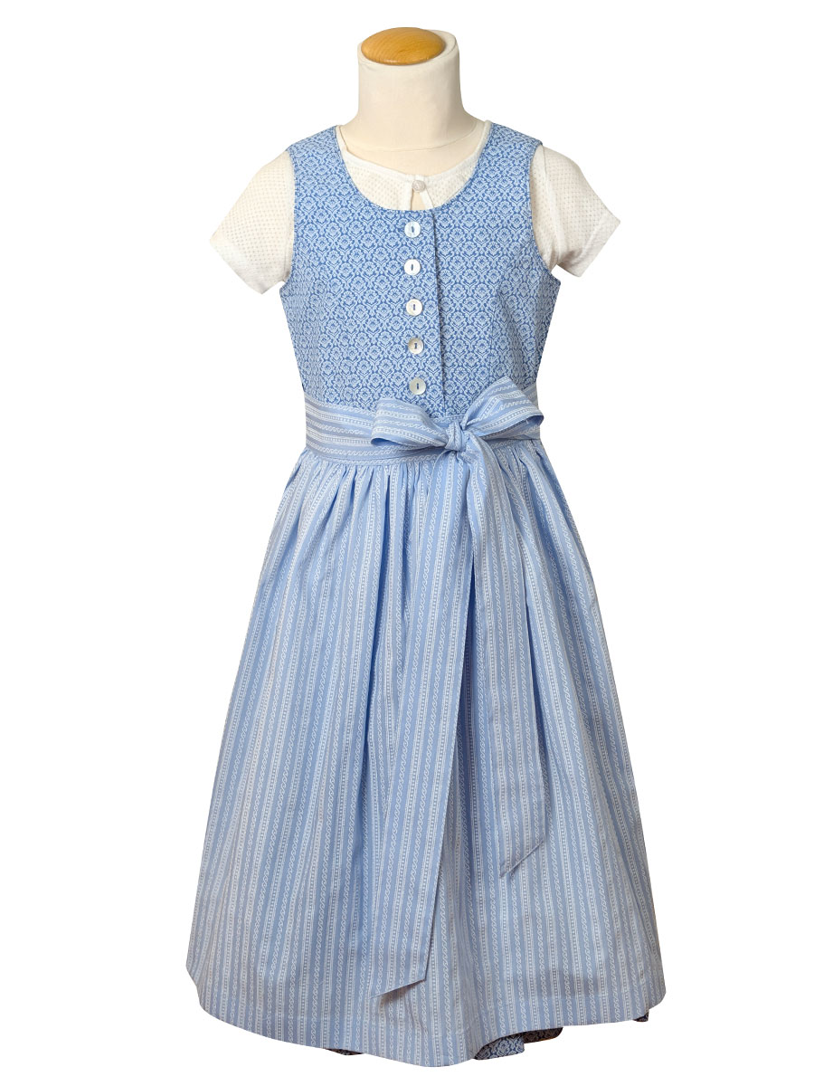 Hammerschmid Mädchen Dirndl Wallersee, hellblau-blau #1