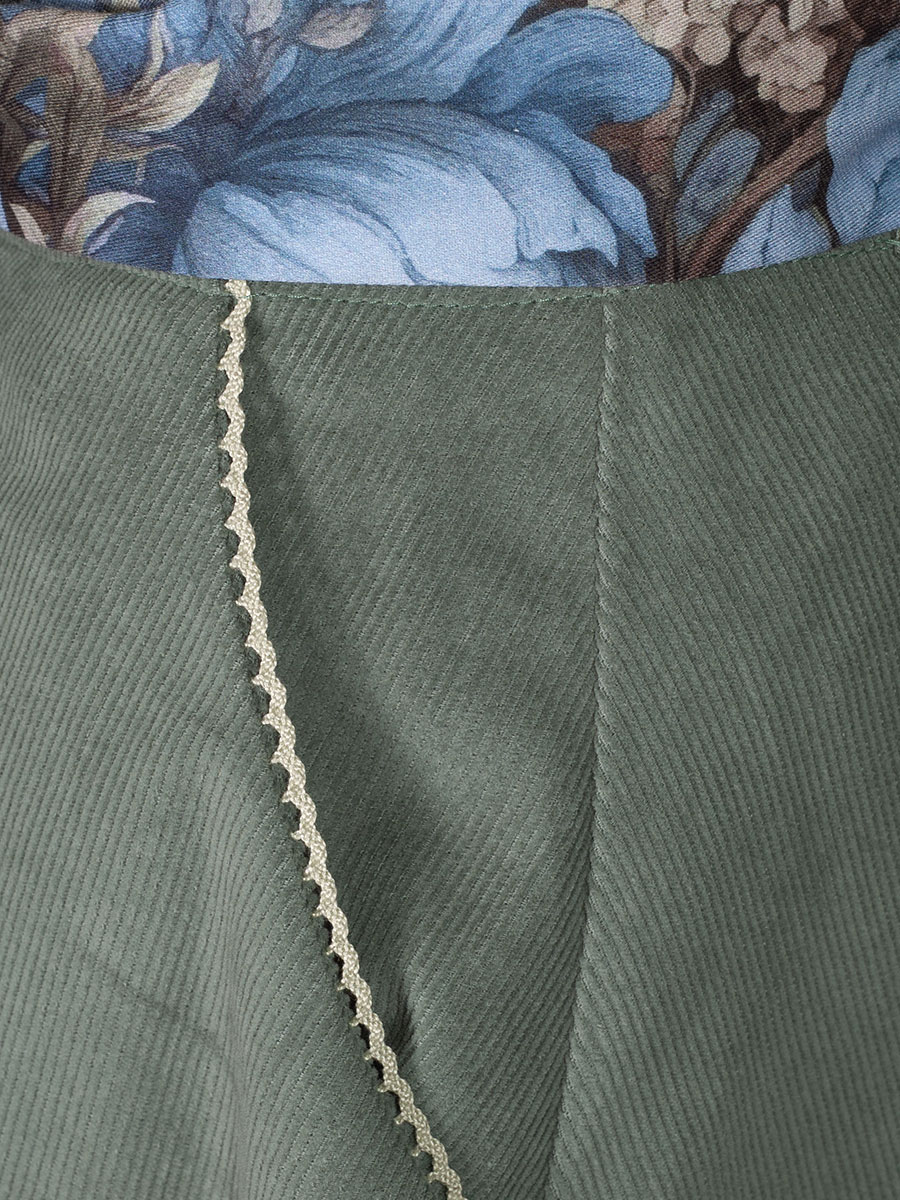 Waldorff Wickelrock salbei, Cord #5