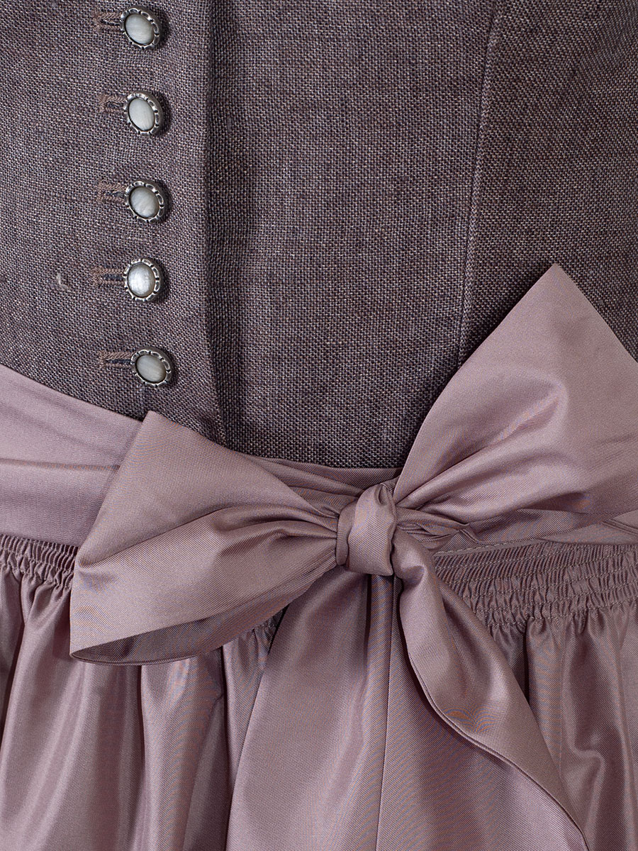 Wenger Dirndl Julia festlich, braun, 80cm #4