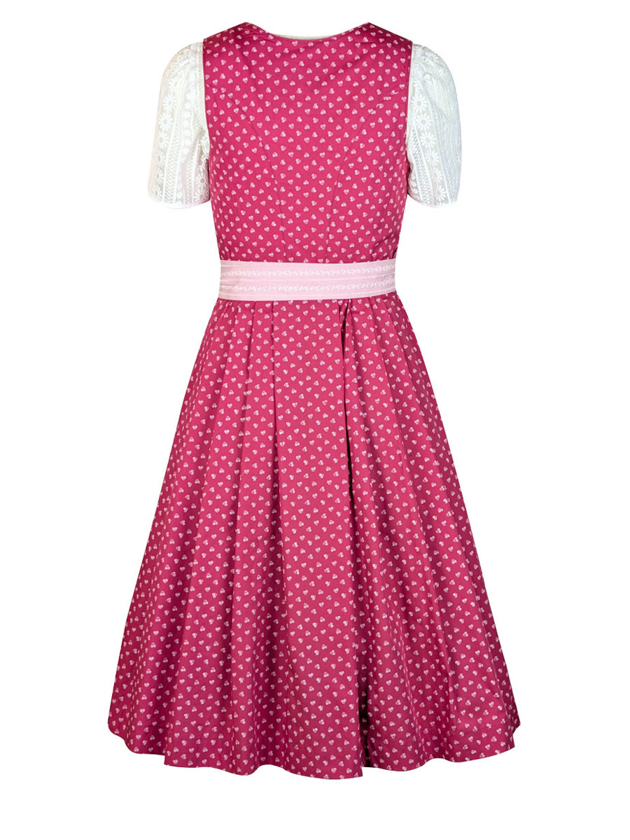 Hammerschmid Dirndl Wildsee, pink-rosa, 70lg #4