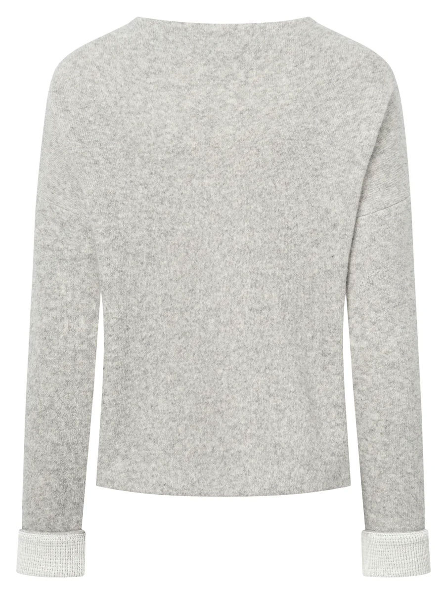 Stapf Pullover Nicoletta, kieselgrau, leger, boxy Schnitt #2