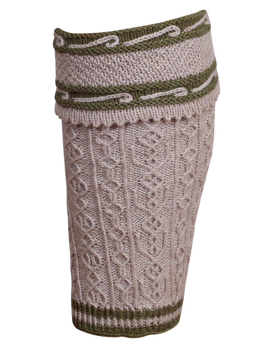hausg'macht Ennslinger Loferl, beige-moosgrün #1