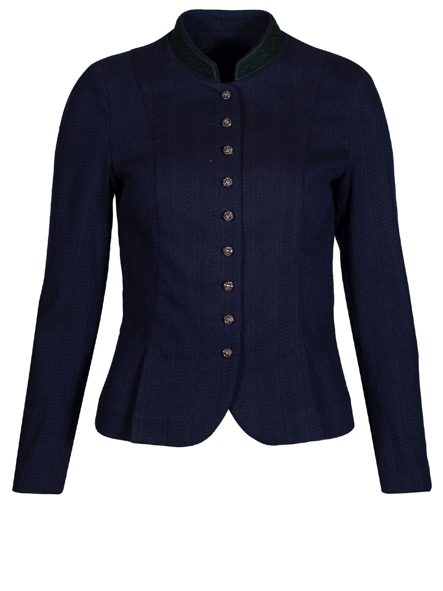 Anno Domini Design Janker Gusta, tintenblau, Stretch, elegant #1