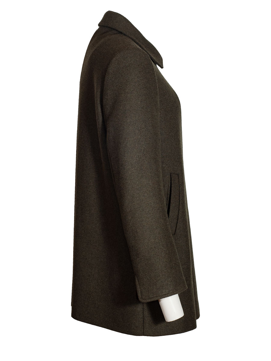 Bauer Wintermantel, Winterjacke, olivgrün, Umlegekragen #2