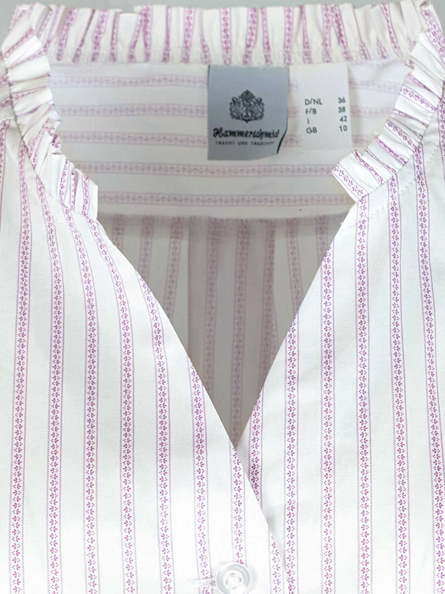 Hammerschmid Bluse Nadja, weiß-pink #4