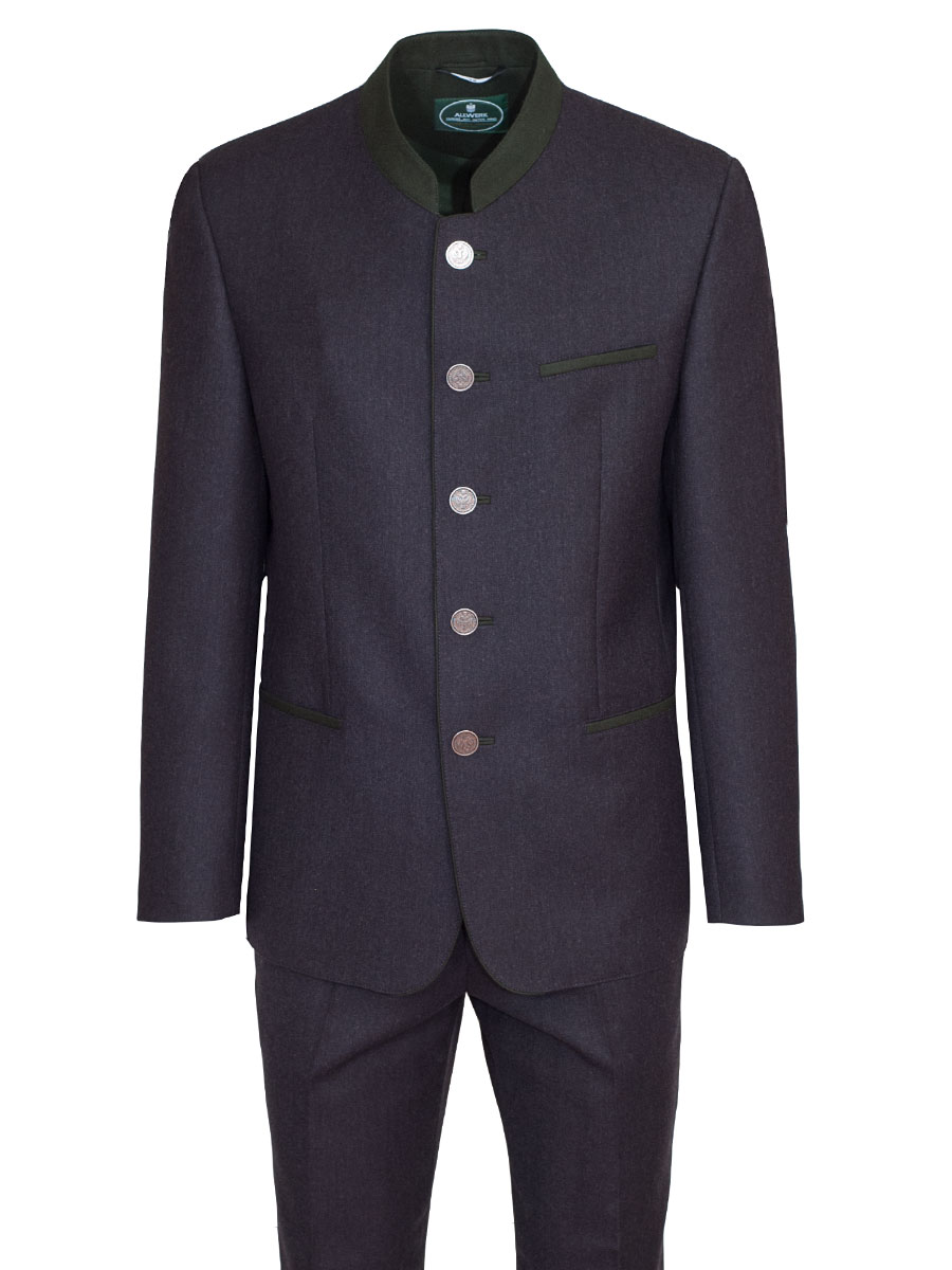 Schloß Orth Flanell-Anzugsjacke Gerlos anthrazit Slim #6