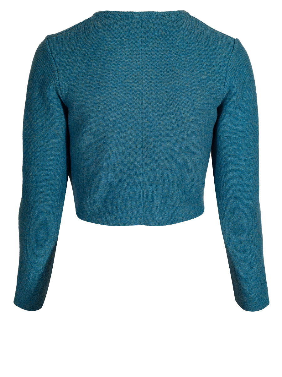 Astrifa Capua Dirndl-Strickjacke, petrol, Kugelknöpfe #2