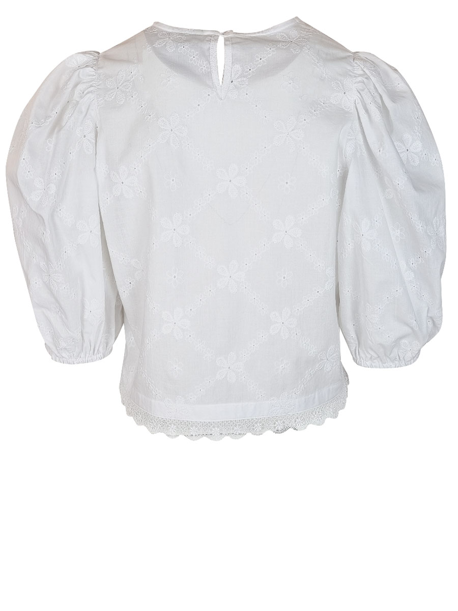 Berwin & Wolff Damenbluse, weiß, Puffarm #2