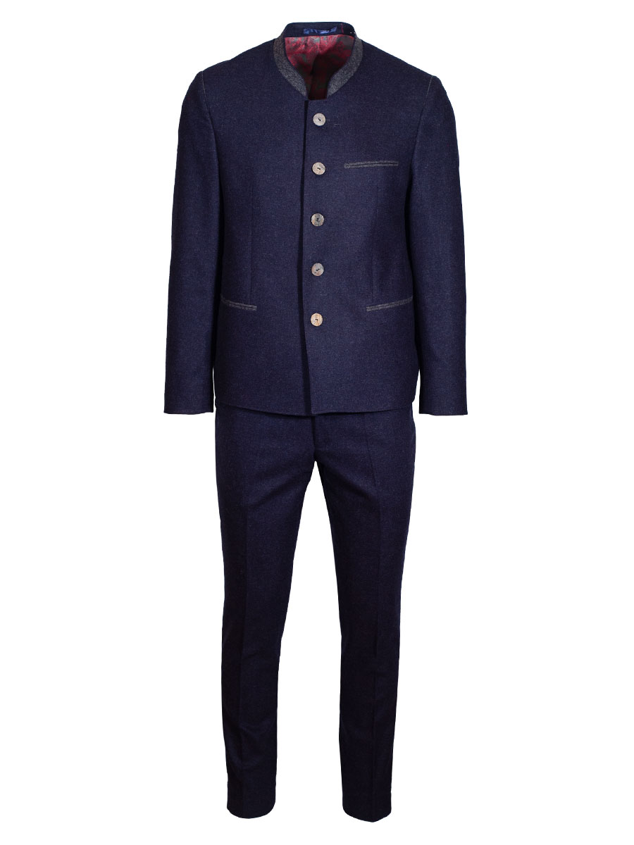 hausg'macht Lodenhose Wastl, marine, elegant #2