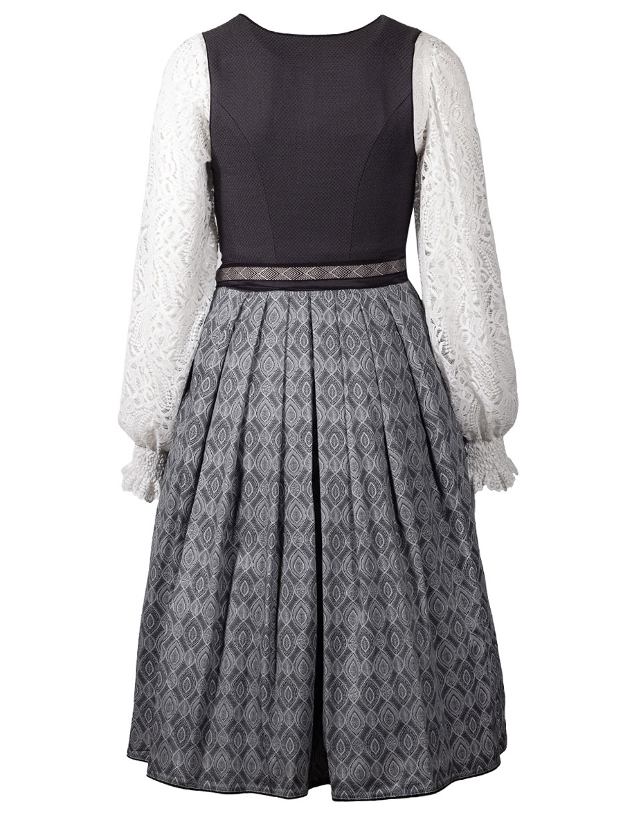 KINGA MATHE Dirndl Mia, anthrazit, festlich, 70lg #3