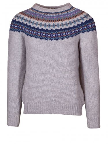 Eribè Knitwear Stonybrek Sweater arctic, grau-blau