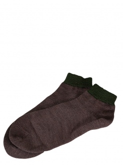 Lusana Loferl braun-tanne mit Socken
