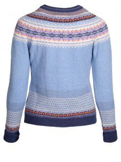 Eribè Knitwear Alpin Cardigan, Strickjacke, iris, hellblau-bunt