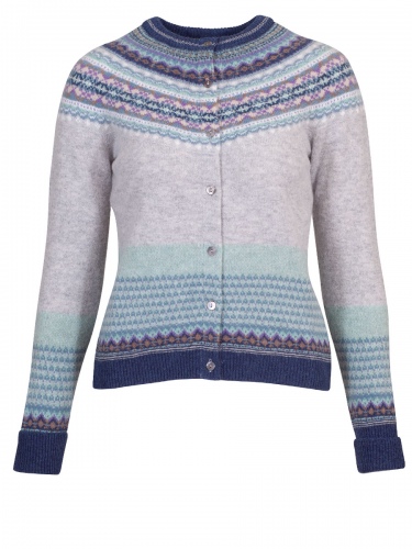 Eribè Knitwear Cardigan Alpin, Strickjacke, arctic, grau