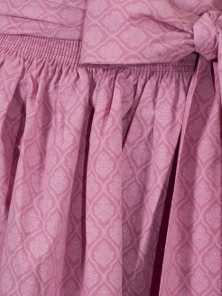 Hammerschmid Baumwollschürze rosa, gemustert, 89cm